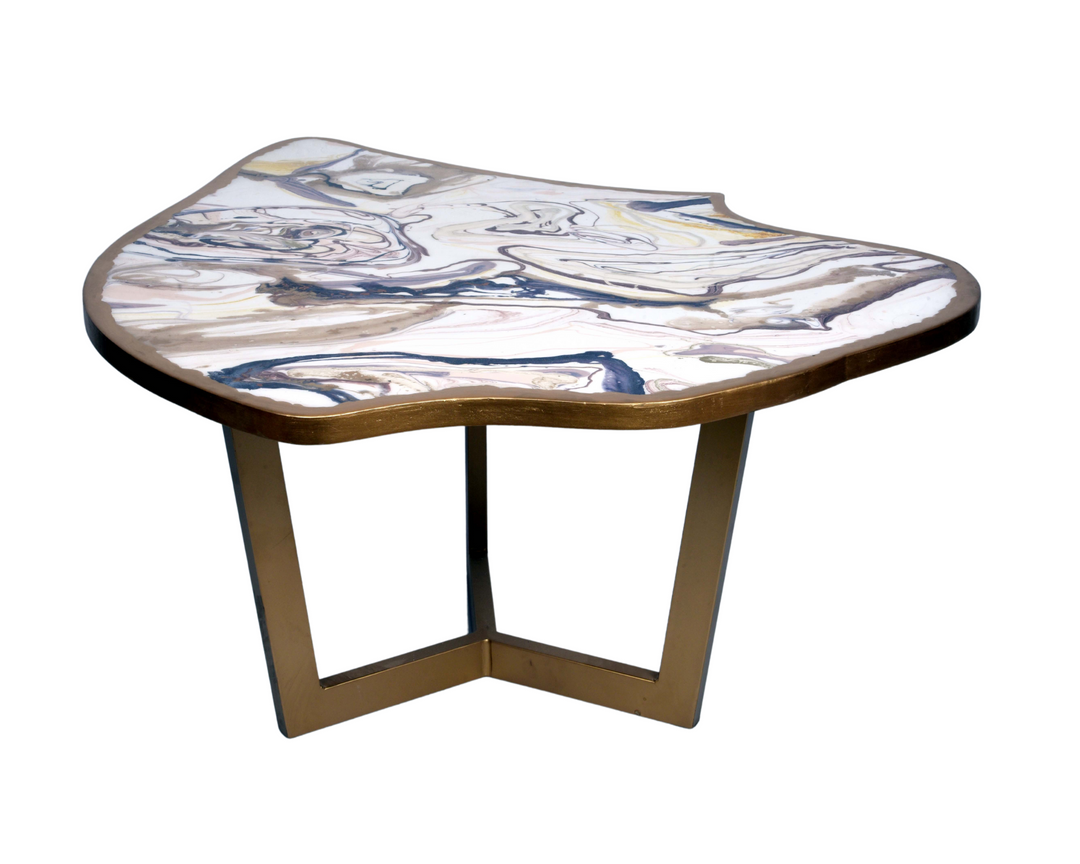 Epoxy Resin Wooden Coffee Table