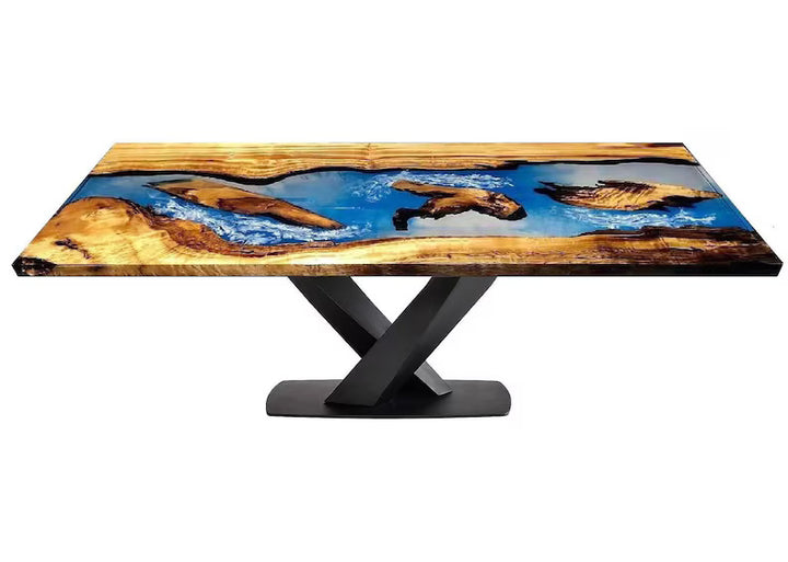 Resin Table, Epoxy Resin Table, Acasia Slab Table, River, Beach, Tables For Dining, Meeting, Coffee, Wood